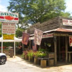 12 pm - boiled peanuts & peaches from david's produce