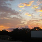 9 pm - sunset at the drive-in