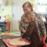 granma & clementine kneading - photo by: ryan sterritt