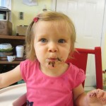 clementine enjoying her first oreo - photo by: ryan sterritt