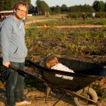 in the wheel barrow - photo by: ryan sterritt