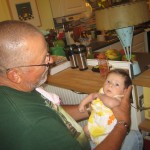 clem & grandad - photo by: angela nichols