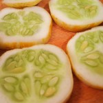 sliced lemon cucumber - photo by: ryan sterritt