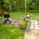 gub & joan planting - photo by: ryan sterritt