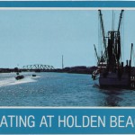 boating at holden beach