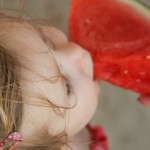 watermelon in my kiddie pool - photo by: ryan sterritt