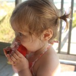 watermelon in my kiddie pool - photo by: ryan sterritt