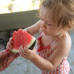 watermelon in my kiddie pool - photo by: ryan sterritt