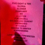 mineral setlist - photo by: ryan sterritt