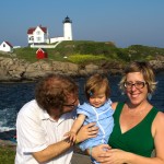 family at nubble - photo by: william sterritt