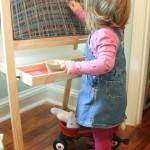drawing on easel - photo by: ryan sterritt