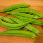 okra from garden - photo by: ryan sterritt