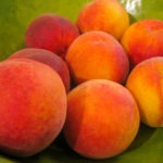 local peaches from market - photo by: ryan sterritt