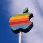 rainbow apple sign - photo by: ryan sterritt