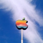 rainbow apple sign - photo by: ryan sterritt