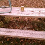 snowy picnic table - photo by: ryan sterritt