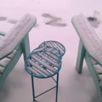 snow covered chairs - photo by: ryan sterritt