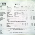 beer menu - photo by: ryan sterritt